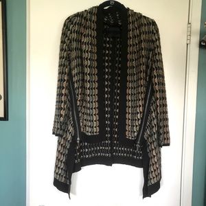 Nic+Zoe asymmetrical wrap sweater M